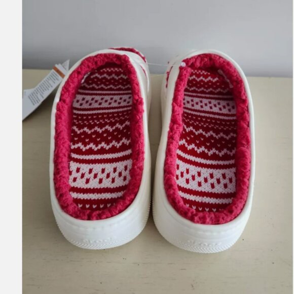 Brand New Crocs Classic Cozy Sandals  Fuzzy Slippers Holiday Sweater Men's 11 - Picture 7 of 9